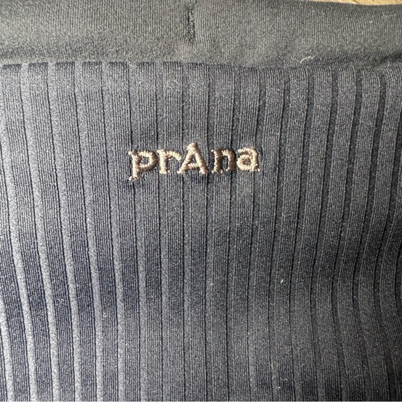prAna High-Rise Ribbed Waistband Leggings – Black – New w/ Partial Tags - Picture 6 of 9